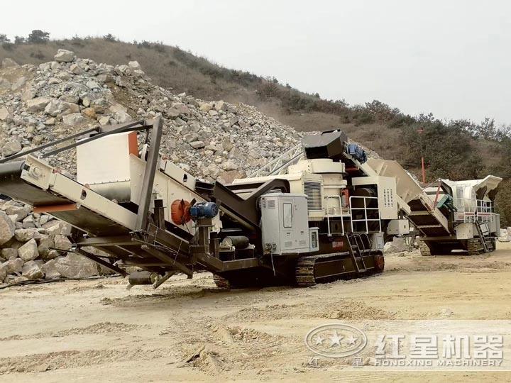 建筑垃圾破碎現場，選好設備收益更高